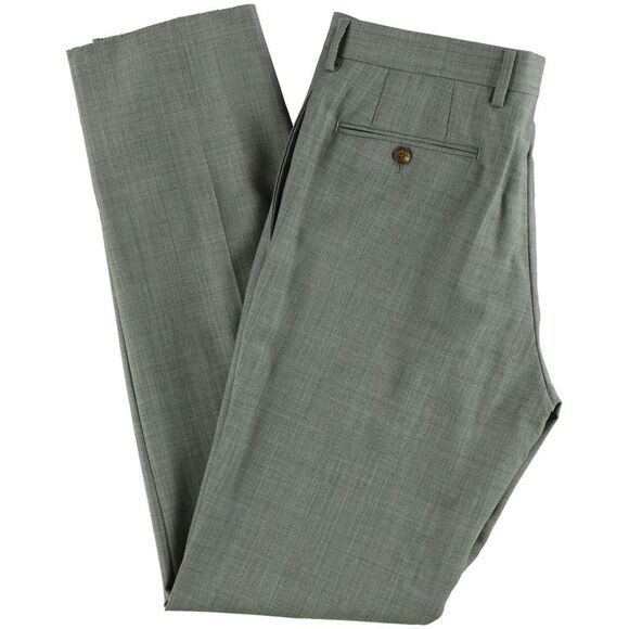 Ralph Lauren Mens Checkered Dress Pants Slacks, Grey, NWT - Picture 2 of 2